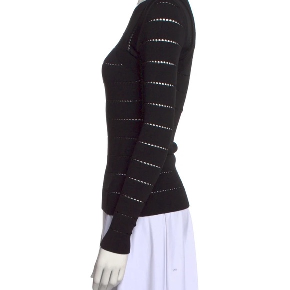 Closing closet ⭐️ NARCISO RODRIGUEZ Square Neckline Long Sleeve Top - Picture 2 of 4